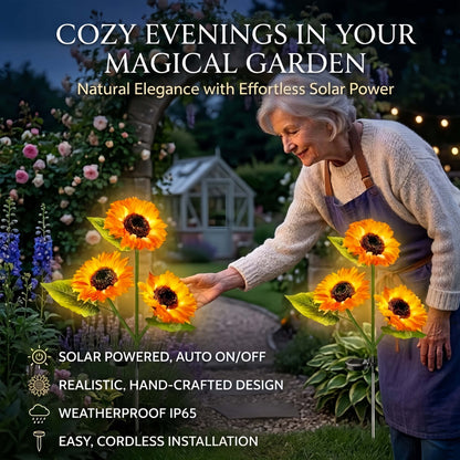 🔥2026 Summer Hot Sale 49% OFF - 🌻Sunflower Solar Powered Lights for Garden