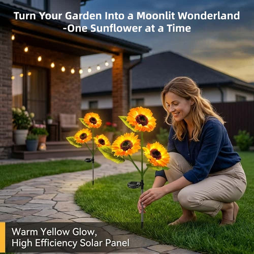 🔥2026 Summer Hot Sale 49% OFF - 🌻Sunflower Solar Powered Lights for Garden