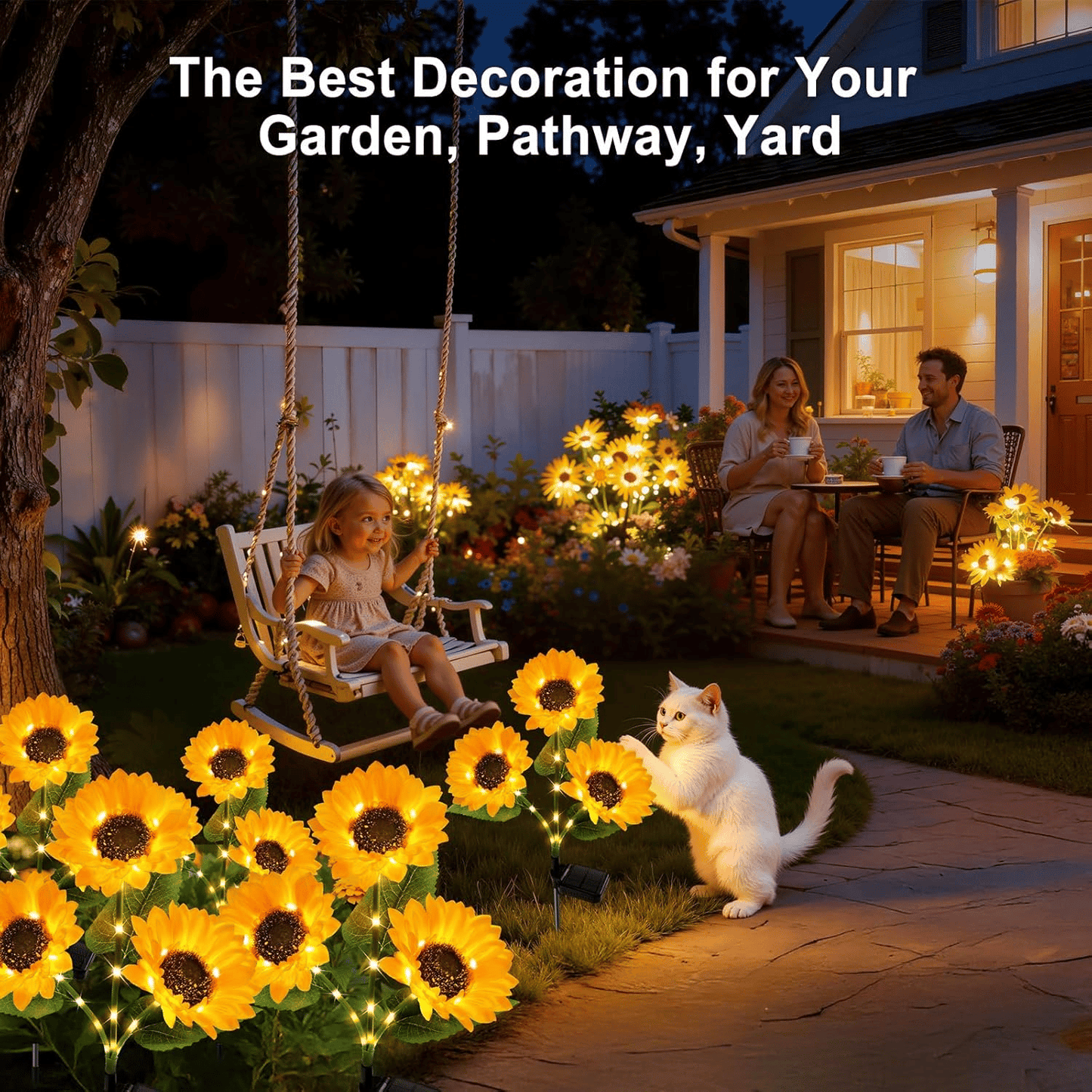 🔥2026 Summer Hot Sale 49% OFF - 🌻Sunflower Solar Powered Lights for Garden