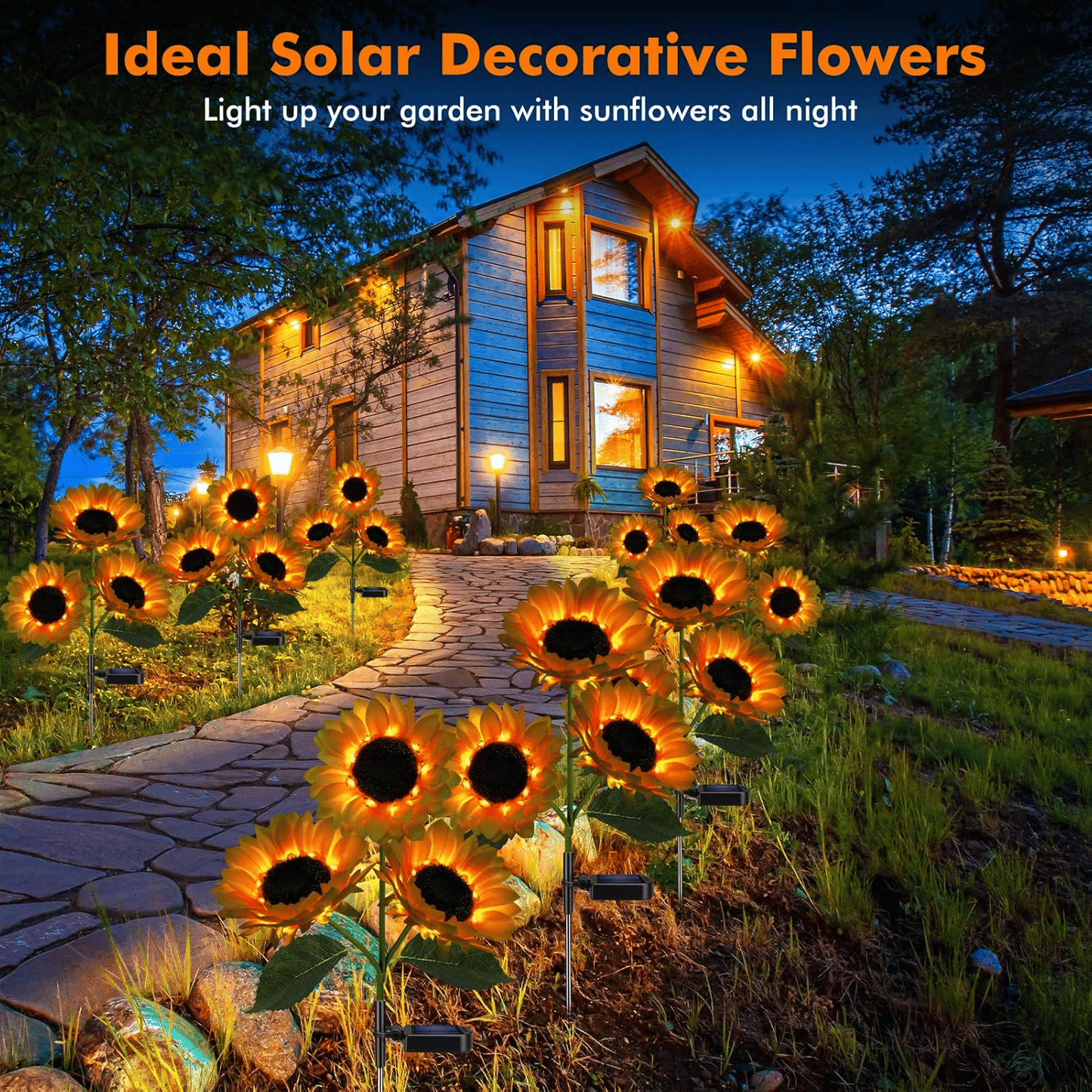🔥2026 Summer Hot Sale 49% OFF - 🌻Sunflower Solar Powered Lights for Garden