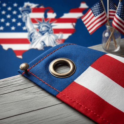 🗽USA 250th Anniversary Flag Half Round Banner V2🦅