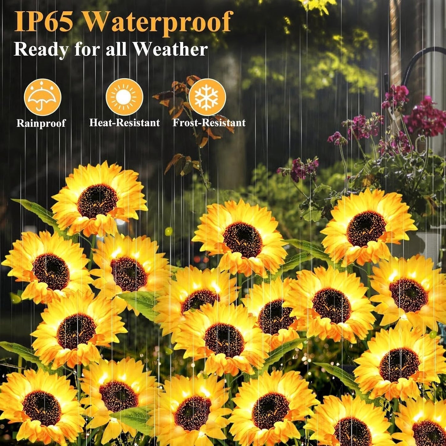 🔥2026 Summer Hot Sale 49% OFF - 🌻Sunflower Solar Powered Lights for Garden