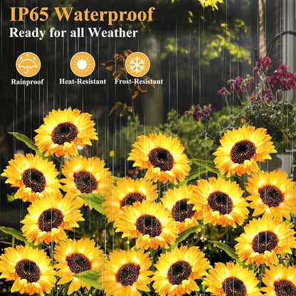 🔥2026 Summer Hot Sale 49% OFF - 🌻Sunflower Solar Powered Lights for Garden